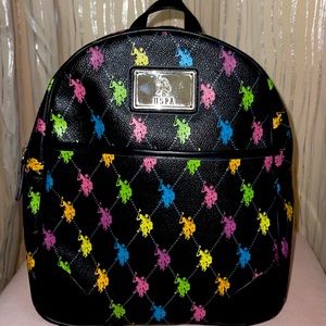 Black Polo Mini Backpack